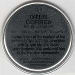 2018 Topps Archives - 1980s Topps Coins #C-6 Carlos Correa Back