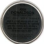 2018 Topps Archives - 1980s Topps Coins #C-16 Josh Donaldson Back