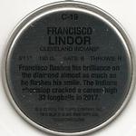 2018 Topps Archives - 1980s Topps Coins #C-19 Francisco Lindor Back