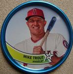 2018 Topps Archives - 1980s Topps Coins Blue #C-17 Mike Trout Front