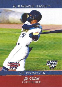 2018 Choice Midwest League Top Prospects #08 Jo Adell Front