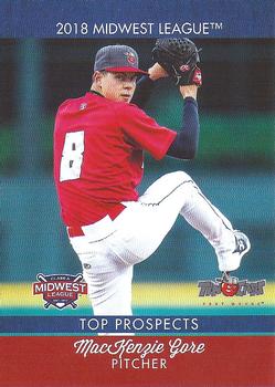 2018 Choice Midwest League Top Prospects #16 Mackenzie Gore Front