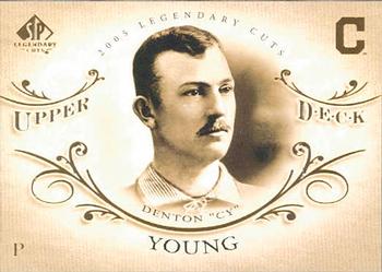 2005 SP Legendary Cuts #15 Cy Young Front