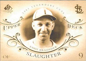 2005 SP Legendary Cuts #24 Enos Slaughter Front