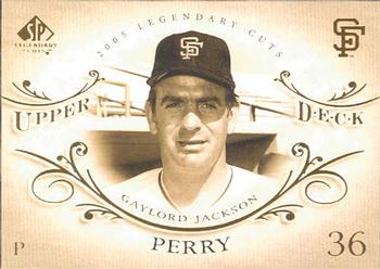 2005 SP Legendary Cuts #29 Gaylord Perry Front