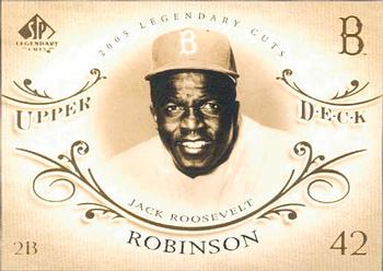 2005 SP Legendary Cuts #36 Jackie Robinson Front