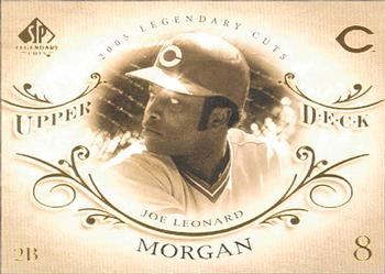 2005 SP Legendary Cuts #41 Joe Morgan Front