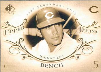 2005 SP Legendary Cuts #42 Johnny Bench Front
