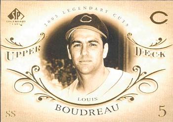 2005 SP Legendary Cuts #48 Lou Boudreau Front