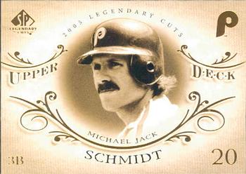 2005 SP Legendary Cuts #55 Mike Schmidt Front