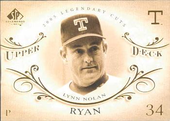 2005 SP Legendary Cuts #57 Nolan Ryan Front