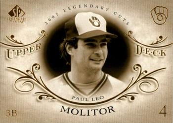 2005 SP Legendary Cuts #60 Paul Molitor Front