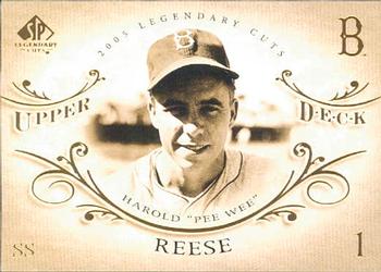 2005 SP Legendary Cuts #61 Pee Wee Reese Front