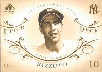 2005 SP Legendary Cuts #63 Phil Rizzuto Front