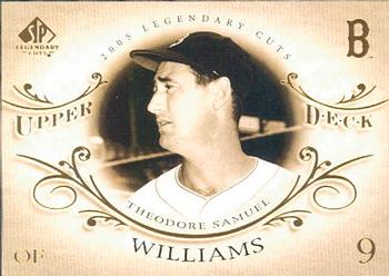 2005 SP Legendary Cuts #78 Ted Williams Front