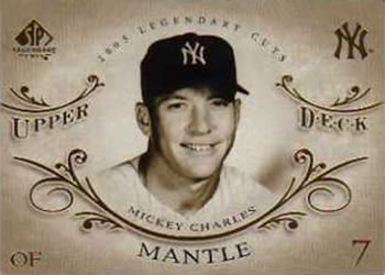 2005 SP Legendary Cuts #54 Mickey Mantle Front