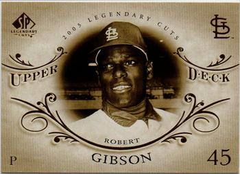 2005 SP Legendary Cuts #6 Bob Gibson Front