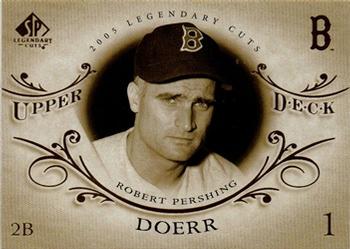 2005 SP Legendary Cuts #8 Bobby Doerr Front