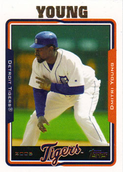 2005 Topps #185 Dmitri Young Front