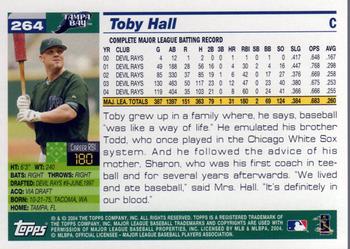 2005 Topps #264 Toby Hall Back