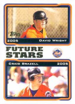 2005 Topps #330 David Wright / Craig Brazell Front