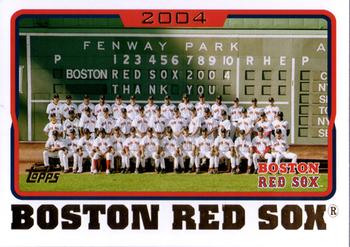 2005 Topps #642 Boston Red Sox Front