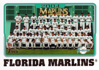 2005 Topps #649 Florida Marlins Front