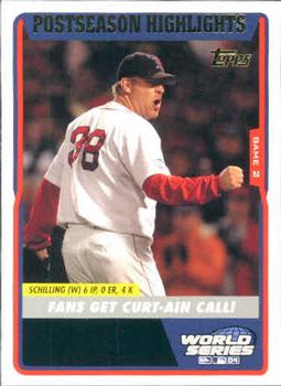 2005 Topps #352 Fans Get Curt-ain Call! Front