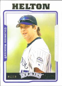 2005 Topps #385 Todd Helton Front