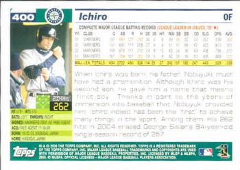 2005 Topps #400 Ichiro Back