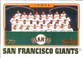 2005 Topps #662 San Francisco Giants Front