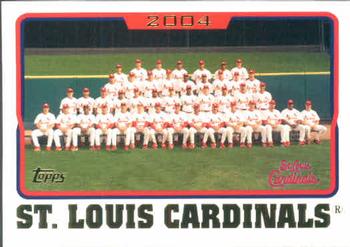 2005 Topps #664 St. Louis Cardinals Front
