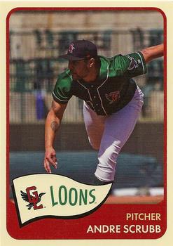 2018 Choice Great Lakes Loons #NNO Andre Scrubb Front