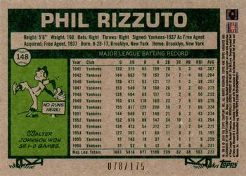 2018 Topps Archives - Purple #148 Phil Rizzuto Back