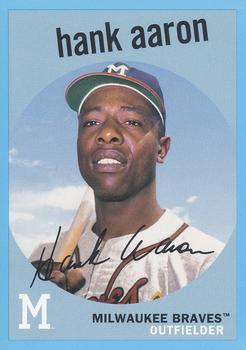 2018 Topps Archives - Blue #1 Hank Aaron Front