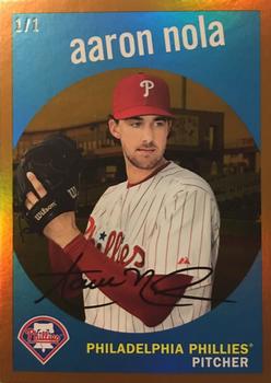 2018 Topps Archives - Gold Foil #56 Aaron Nola Front