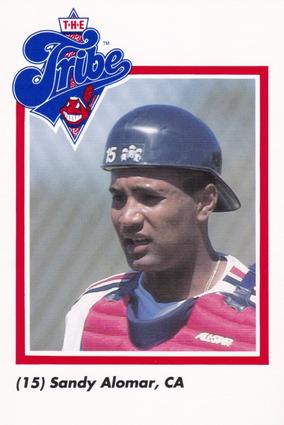 1990 Cleveland Indians The Tribe #2 Sandy Alomar Front