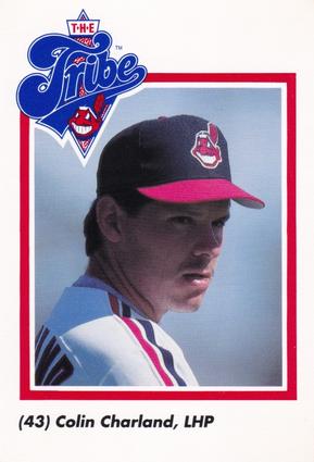1990 Cleveland Indians The Tribe #10 Colin Charland Front