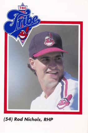 1990 Cleveland Indians The Tribe #29 Rod Nichols Front