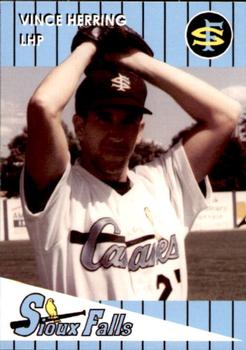 1993 Sioux Falls Canaries #3 Vince Herring Front