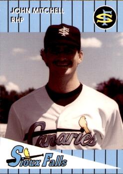 1993 Sioux Falls Canaries #10 John Mitchell Front