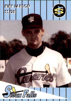 1993 Sioux Falls Canaries #11 Kirk Larson Front