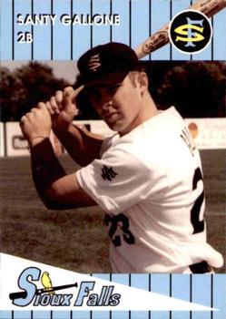 1993 Sioux Falls Canaries #18 Santy Gallone Front