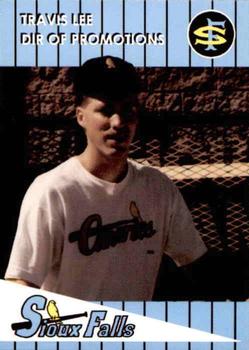 1993 Sioux Falls Canaries #24 Travis Lee Front