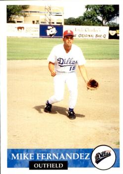 1994 Collect-A-Sport Amarillo Dillas #10 Mike Fernandez Front