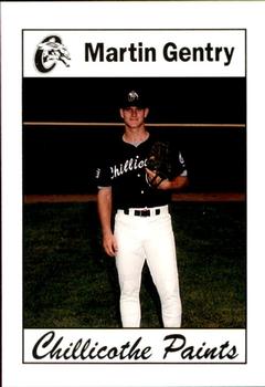 1994 Chillicothe Paints #9 Martin Gentry Front
