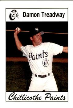 1994 Chillicothe Paints #21 Damon Treadway Front