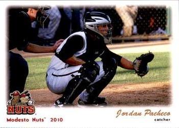 2010 Grandstand Modesto Nuts #NNO Jordan Pacheco Front