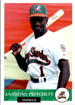 1994 Collect-A-Sport Mobile Baysharks #16 Anthony Pritchett Front