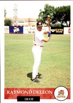 1994 Collect-A-Sport San Antonio Tejanos #9 Raymond DeLeon Front